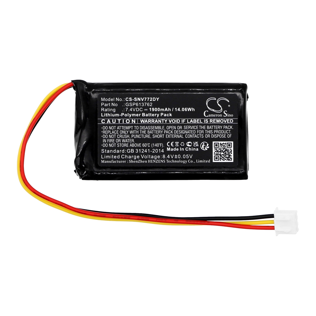 Batteries DVD Player Battery CS-SNV772DY