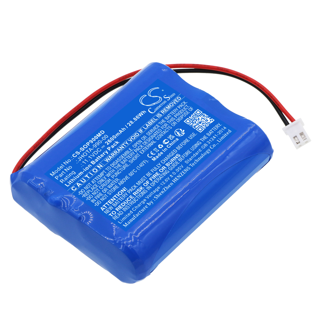 Batterier för medicintekniska produkter Szosen CS-SOP900MD