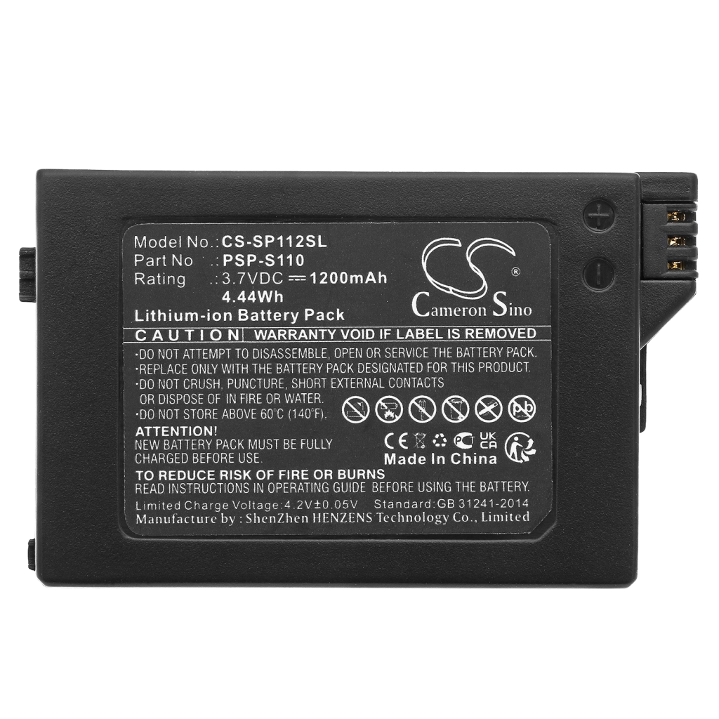 Batterier Ersätter PSP-2007