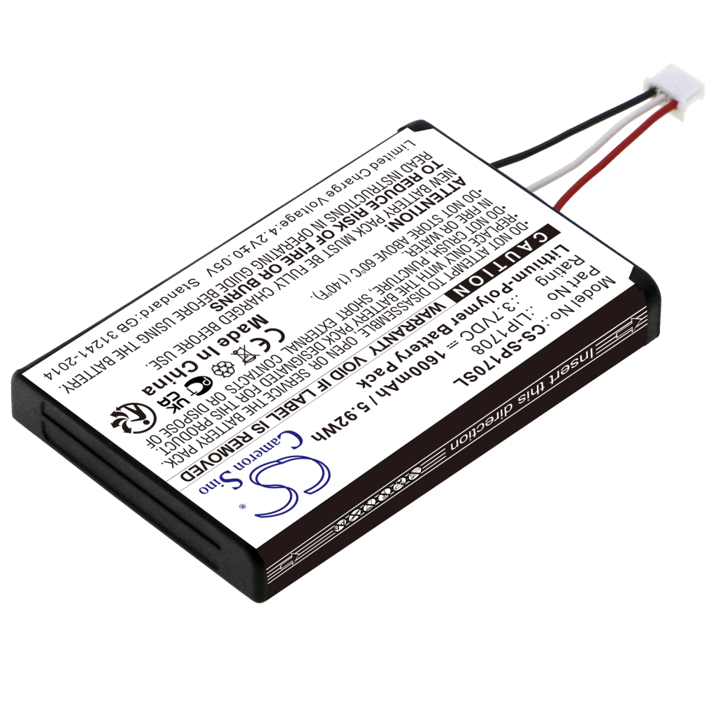 Batterier Ersätter LIP1708
