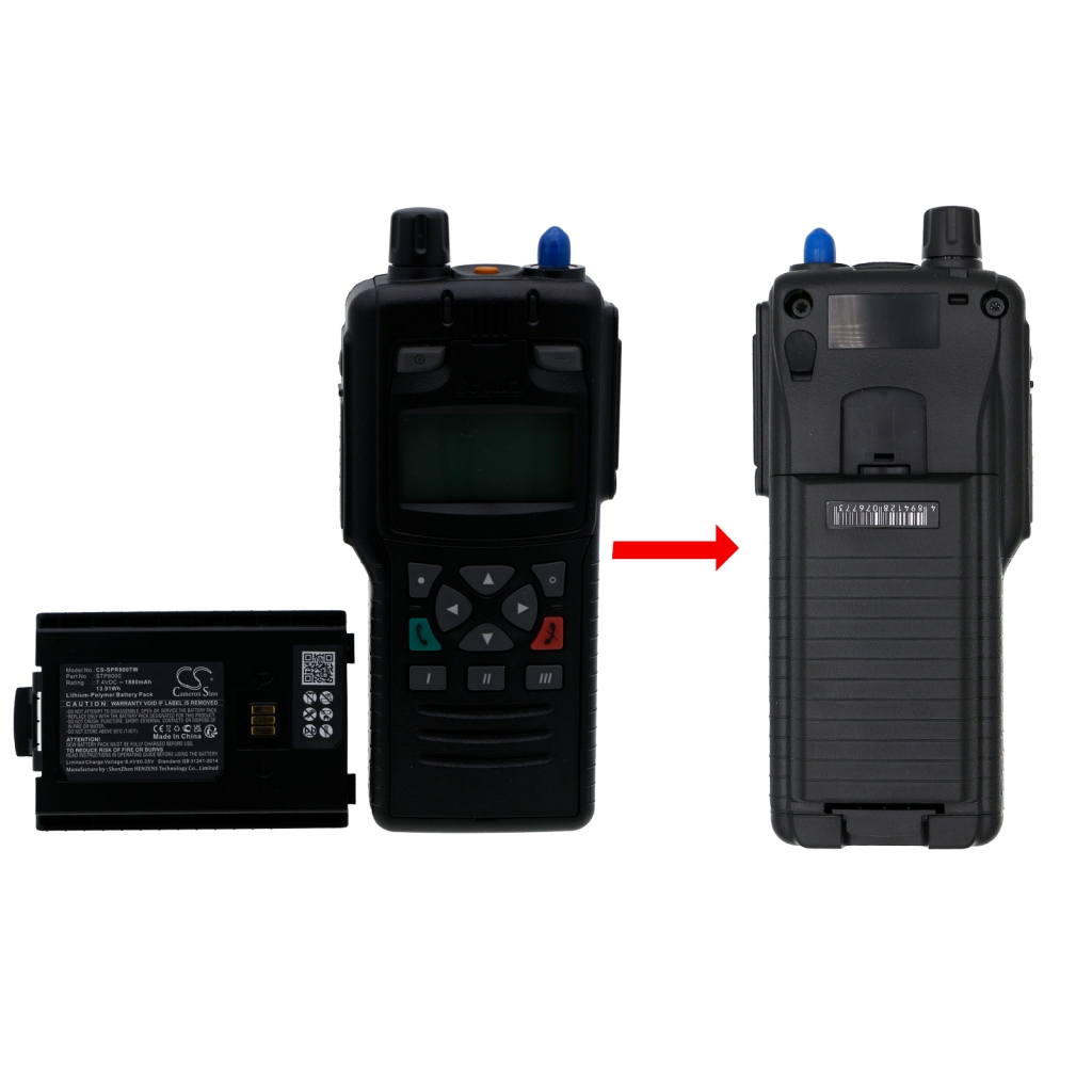 Two-Way Radio Battery Sepura Tetra STP8035