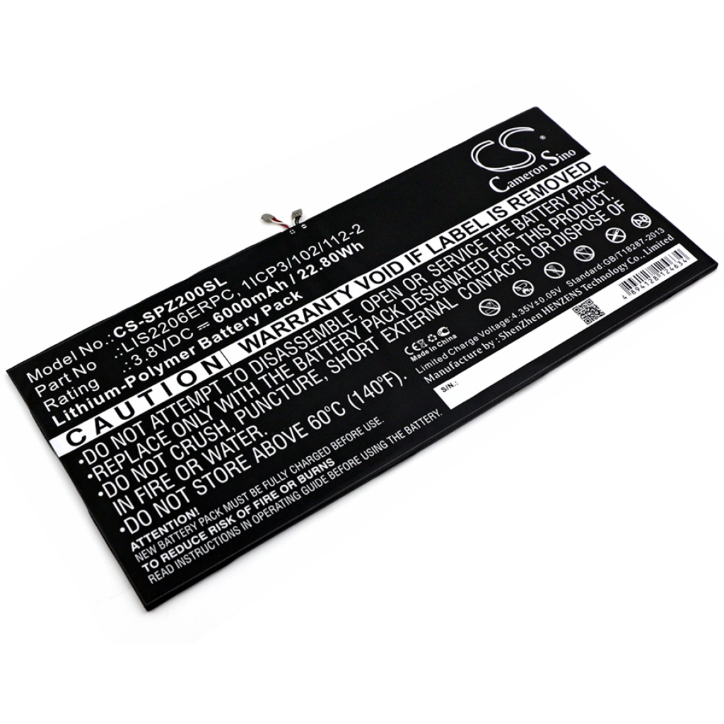 Battery Replaces LIS2206ERPC