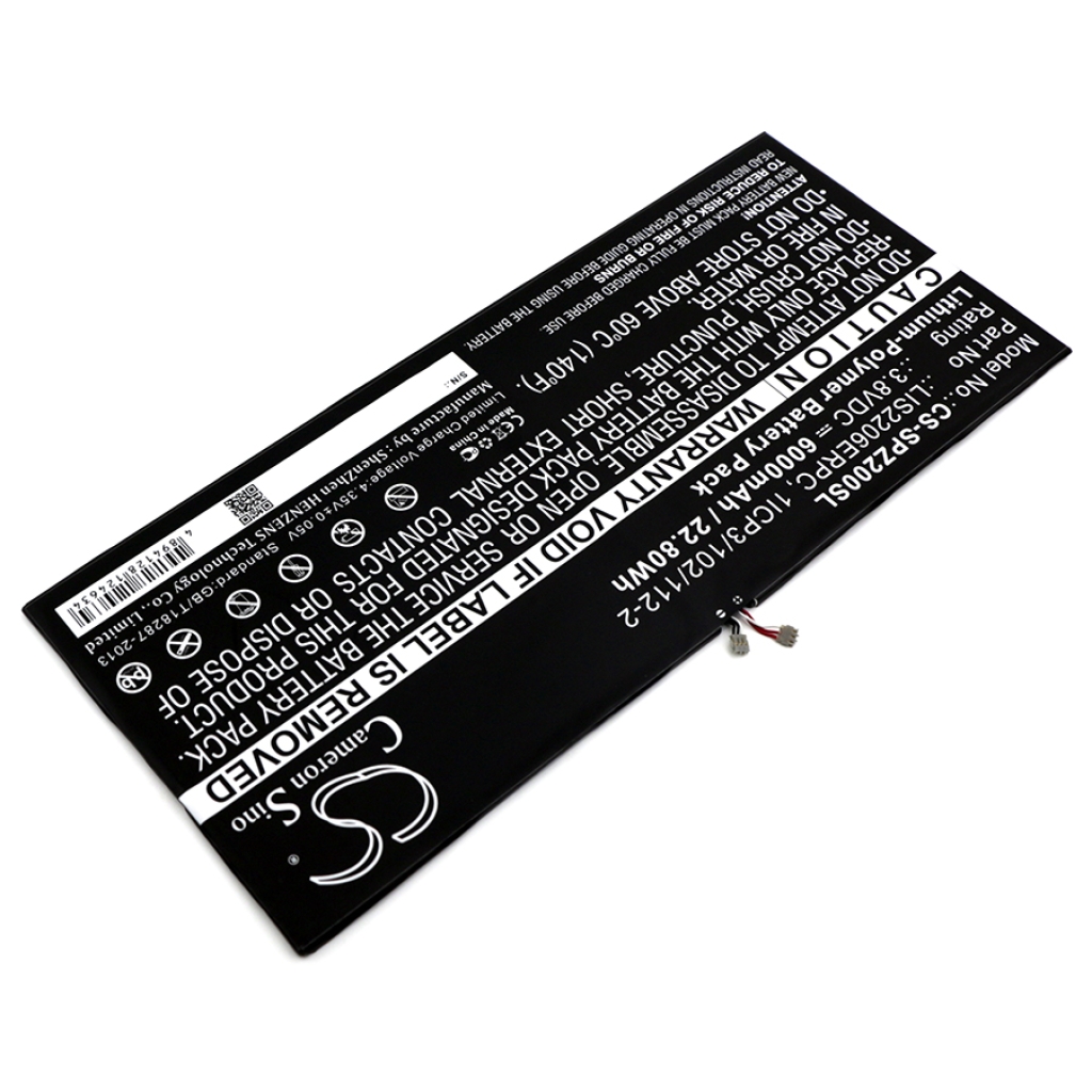 Batterier Ersätter Xperia Tablet Z2