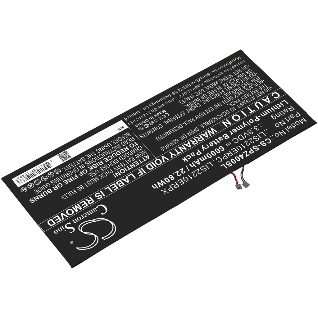 Batterier för surfplattor Sony CS-SPZ400SL