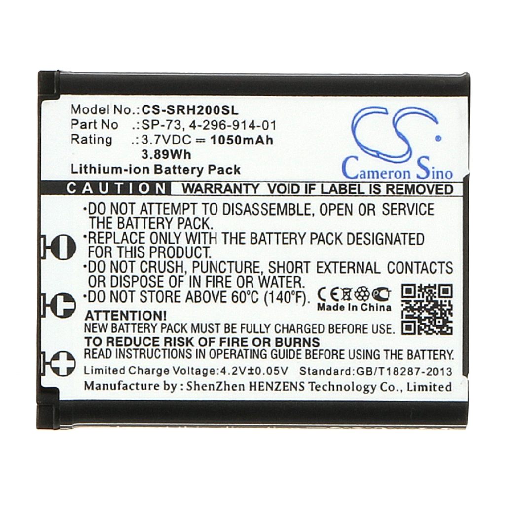 Batterier Ersätter SRS-BTS50