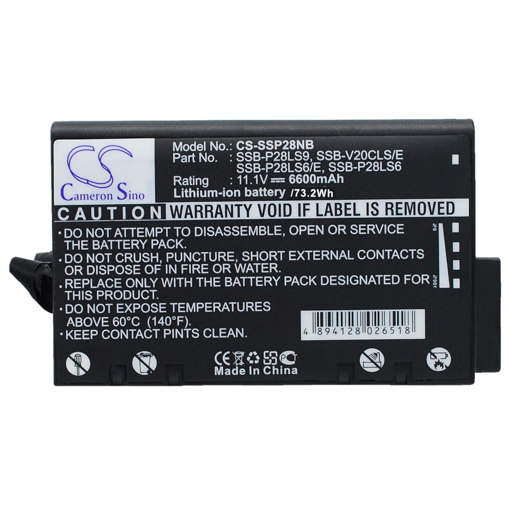 Batterier till bärbara datorer Smart Tec CS-SSP28NB