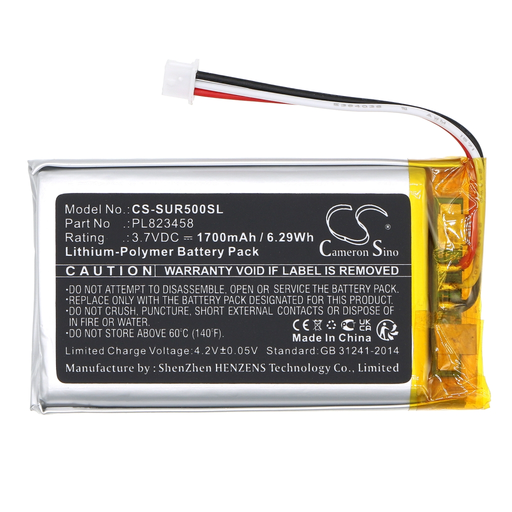 Batterier Ersätter SUR-0500