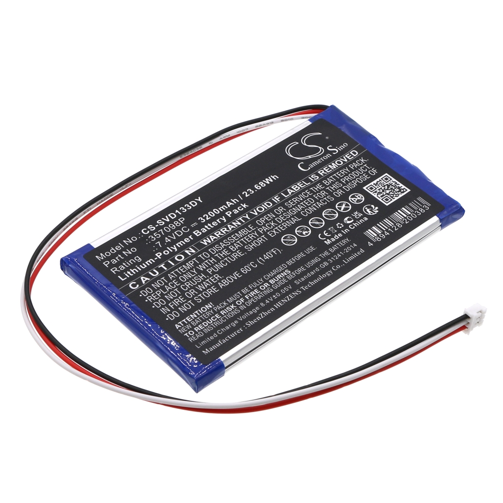 Batteries DVD Player Battery CS-SVD133DY