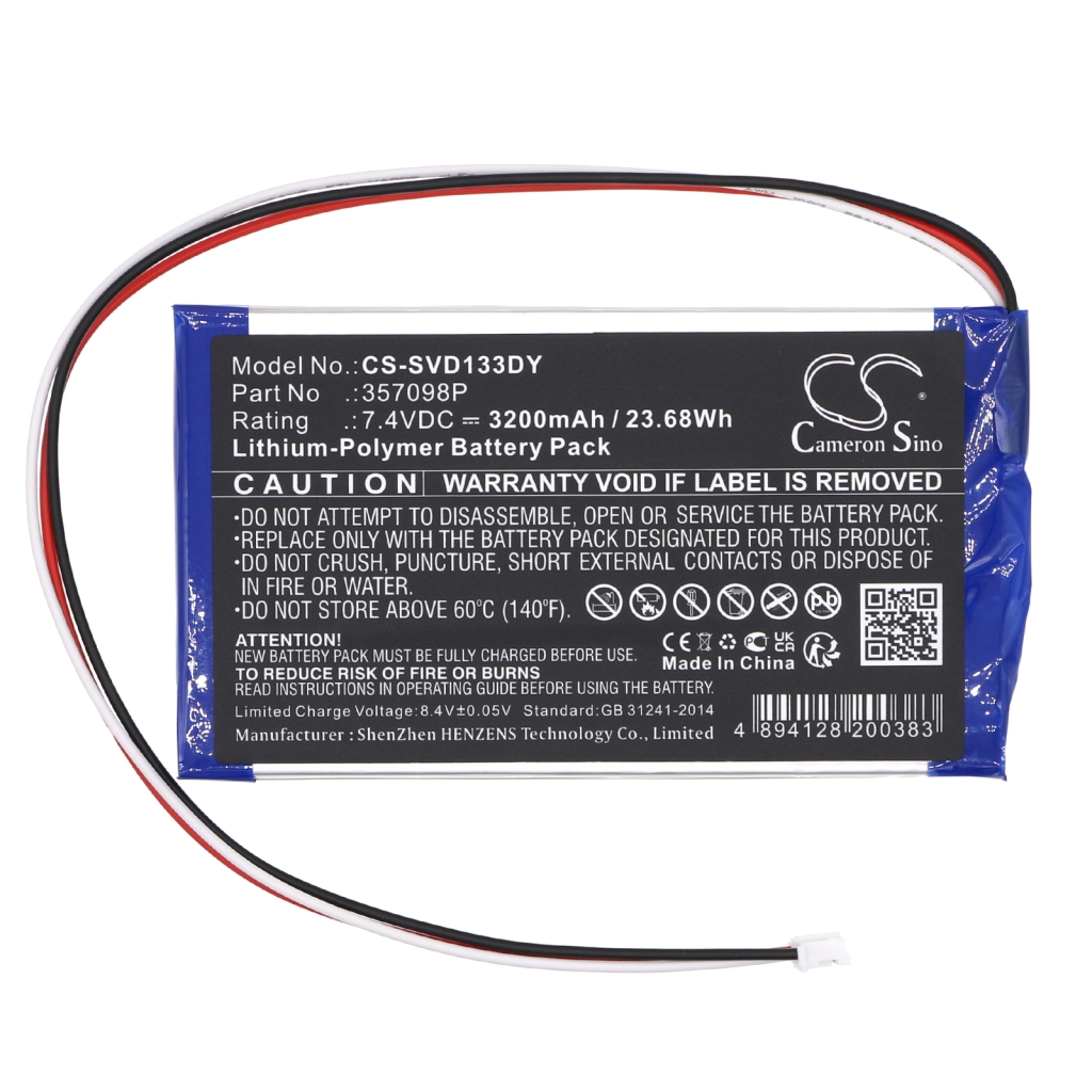 Battery Replaces 357098P