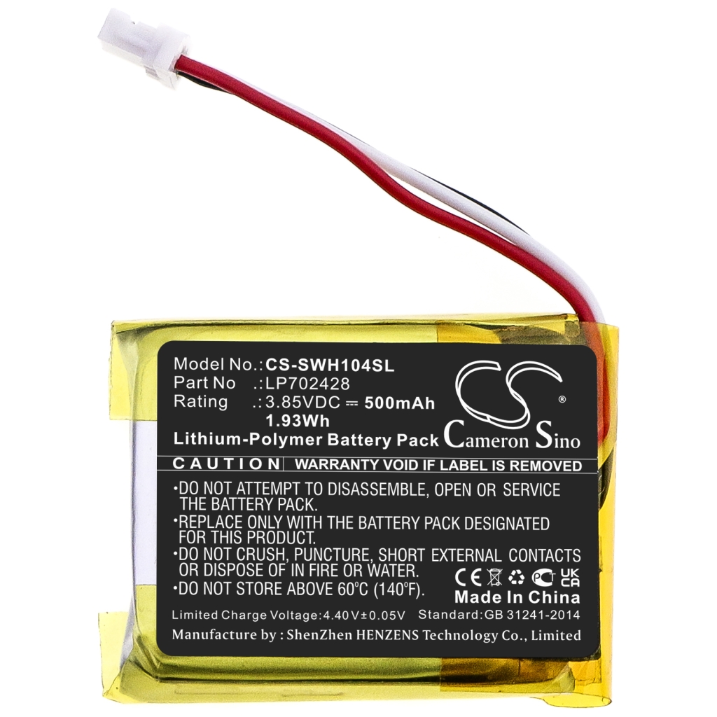 Batterier för trådlösa hörlurar och headsets Sony CS-SWH104SL