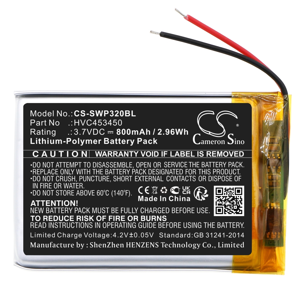 Batterier Ersätter HVC453450