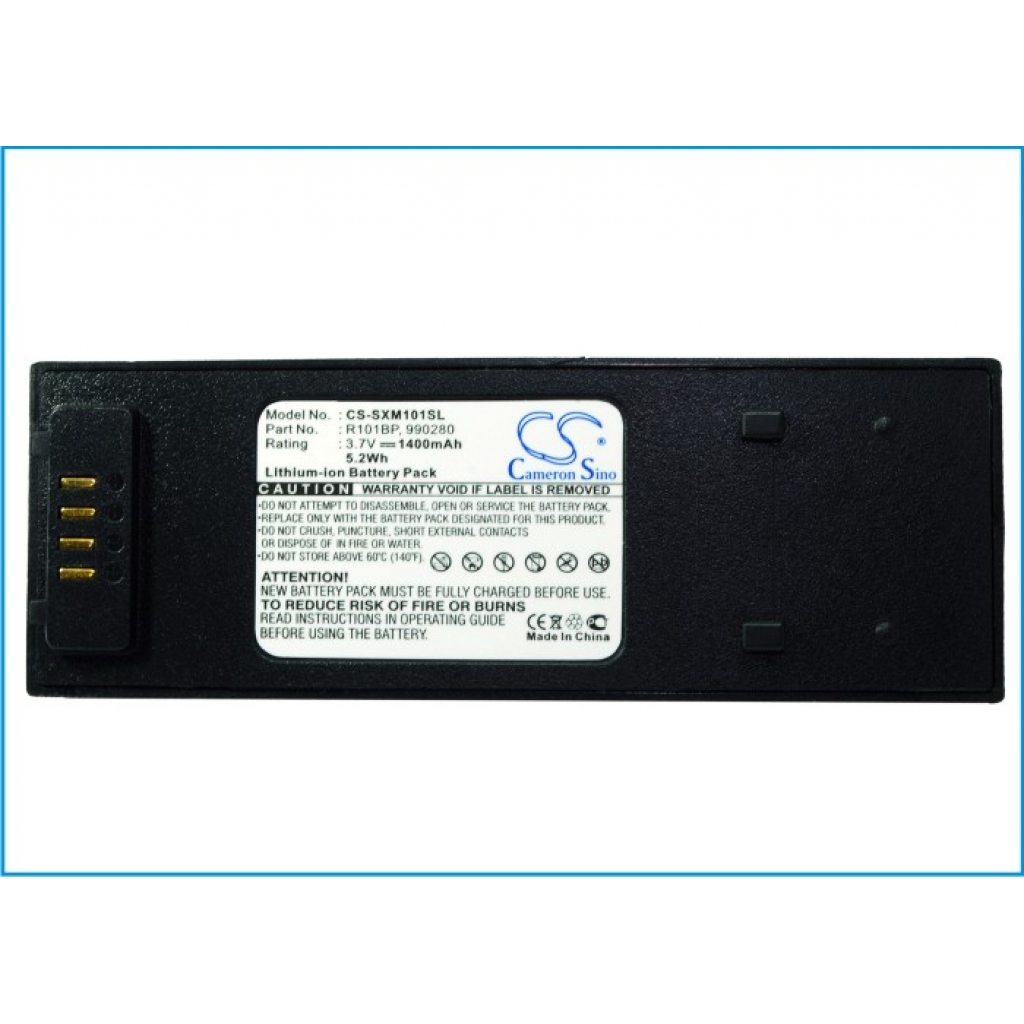 Batterier till digitalradioapparater Sirius CS-SXM101SL