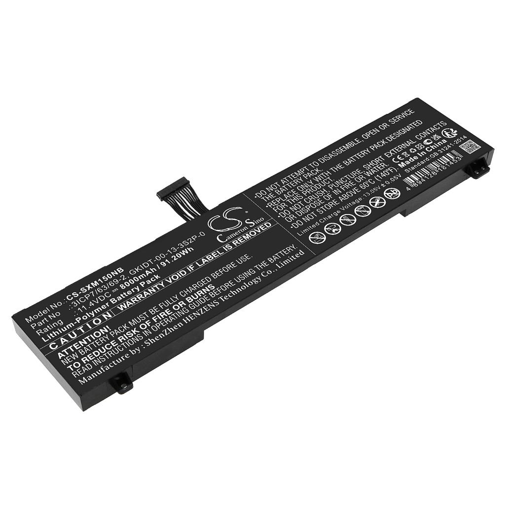 Batterier Ersätter XPG XENIA I7