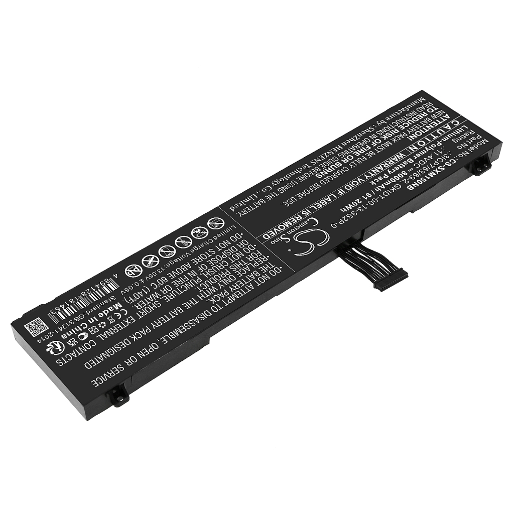 Batterier Ersätter XPG XENIA I7