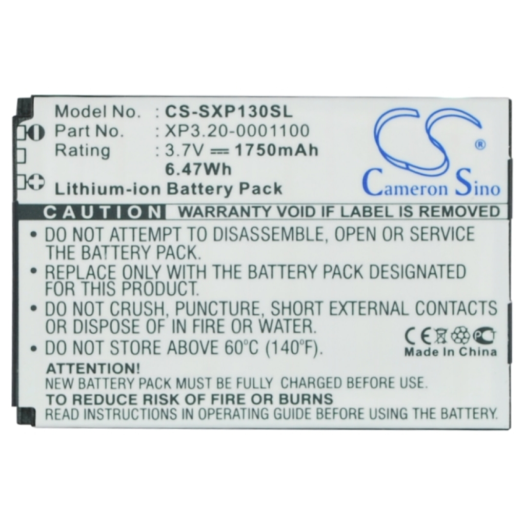 Batterier Ersätter XP3.20-0001100