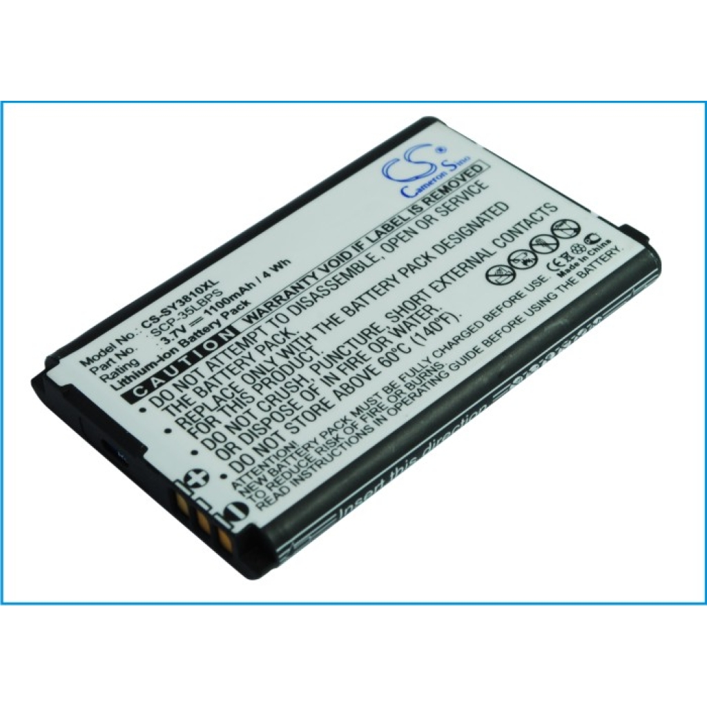 Batterier till mobiltelefoner Sanyo CS-SY3810XL