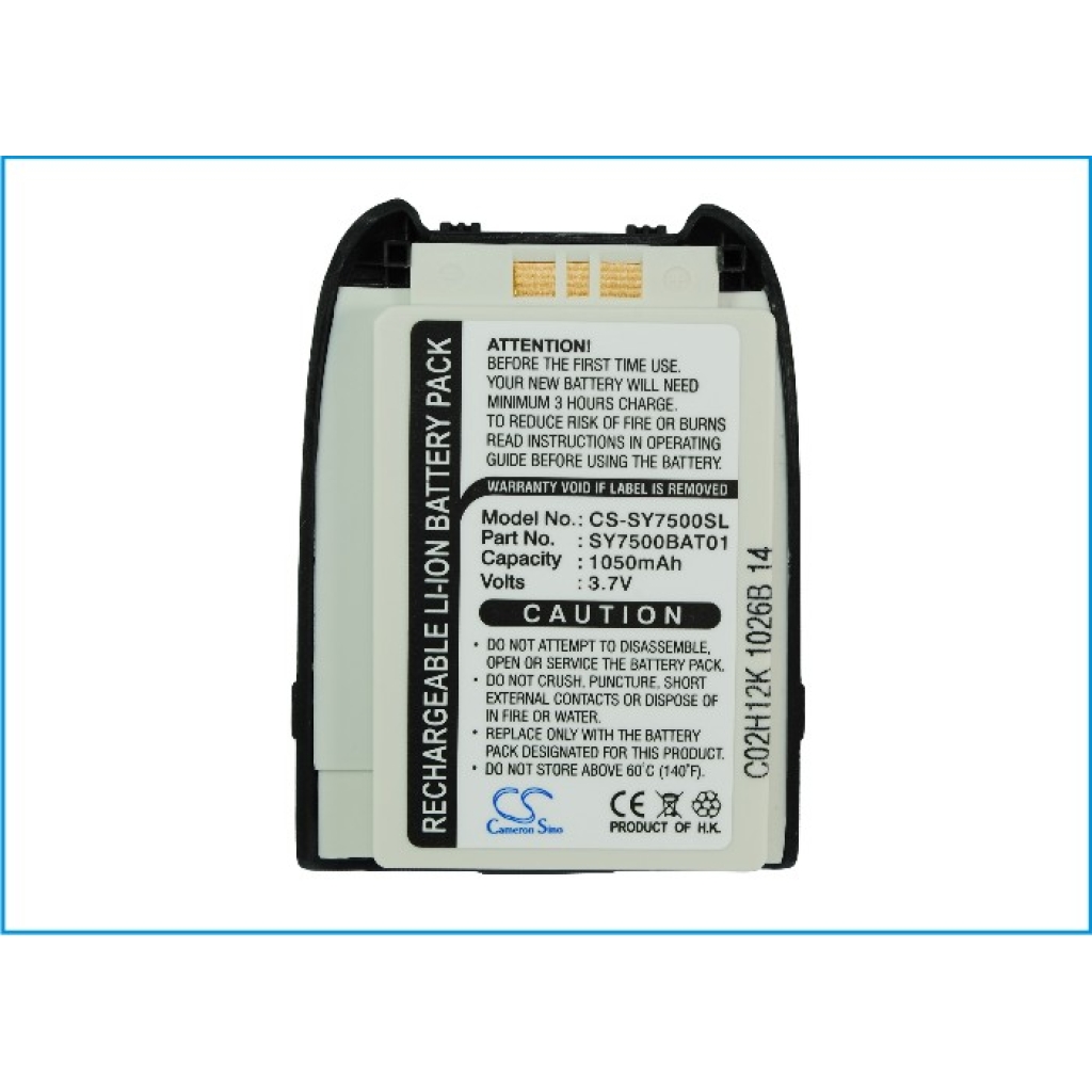 Batterier till mobiltelefoner Sanyo CS-SY7500SL