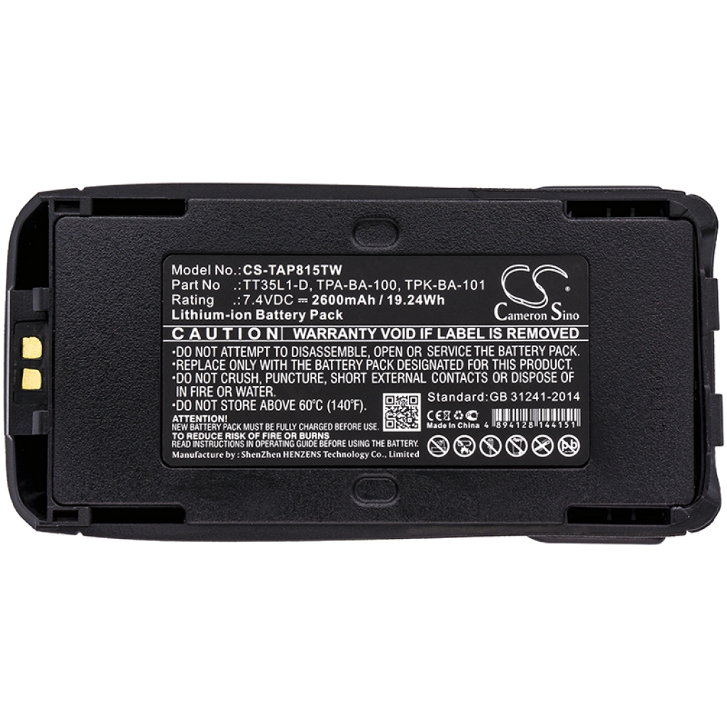 Two-Way Radio Battery Tait CS-TAP815TW