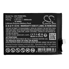 Compatible battery replacement for TCL TLP049FA