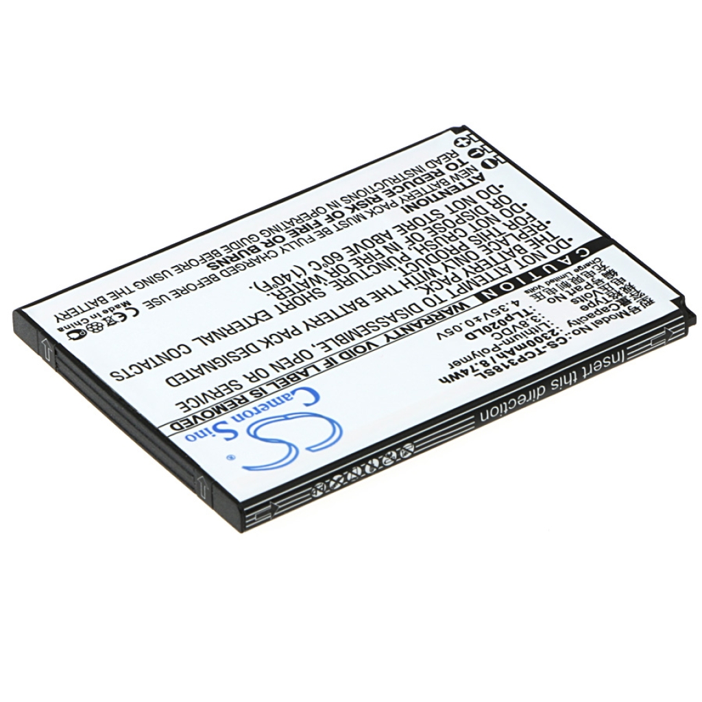 Batterier till mobiltelefoner TCL CS-TCP318SL