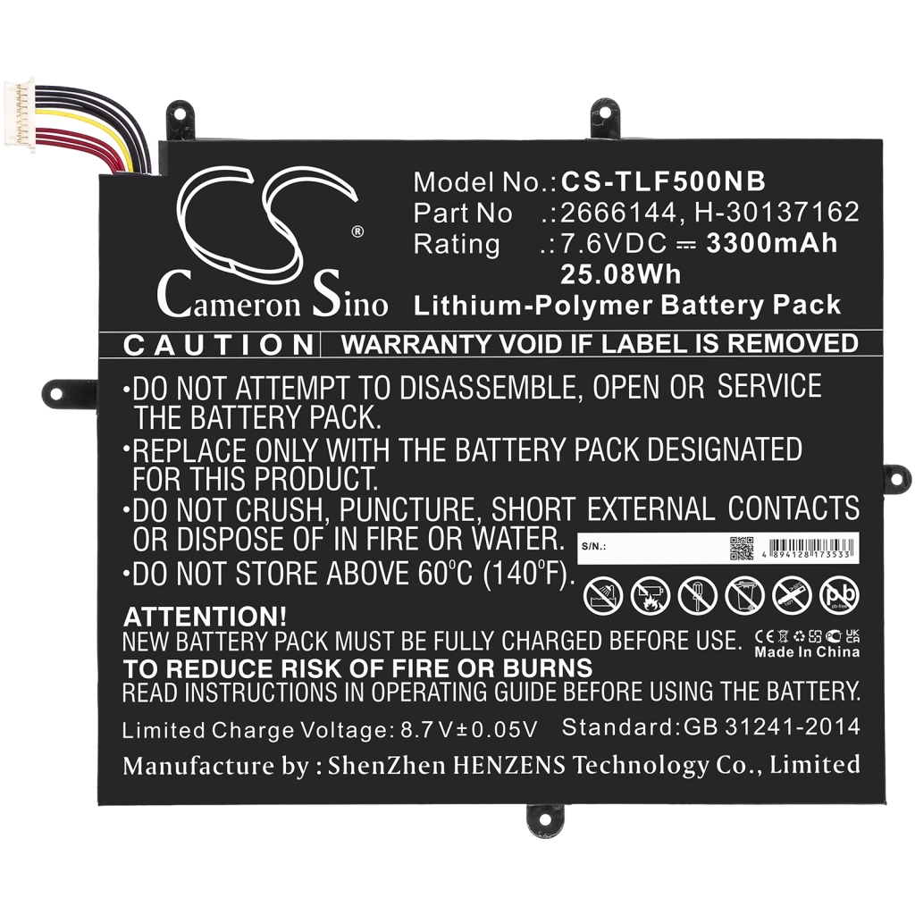 Batterier Ersätter 2666144