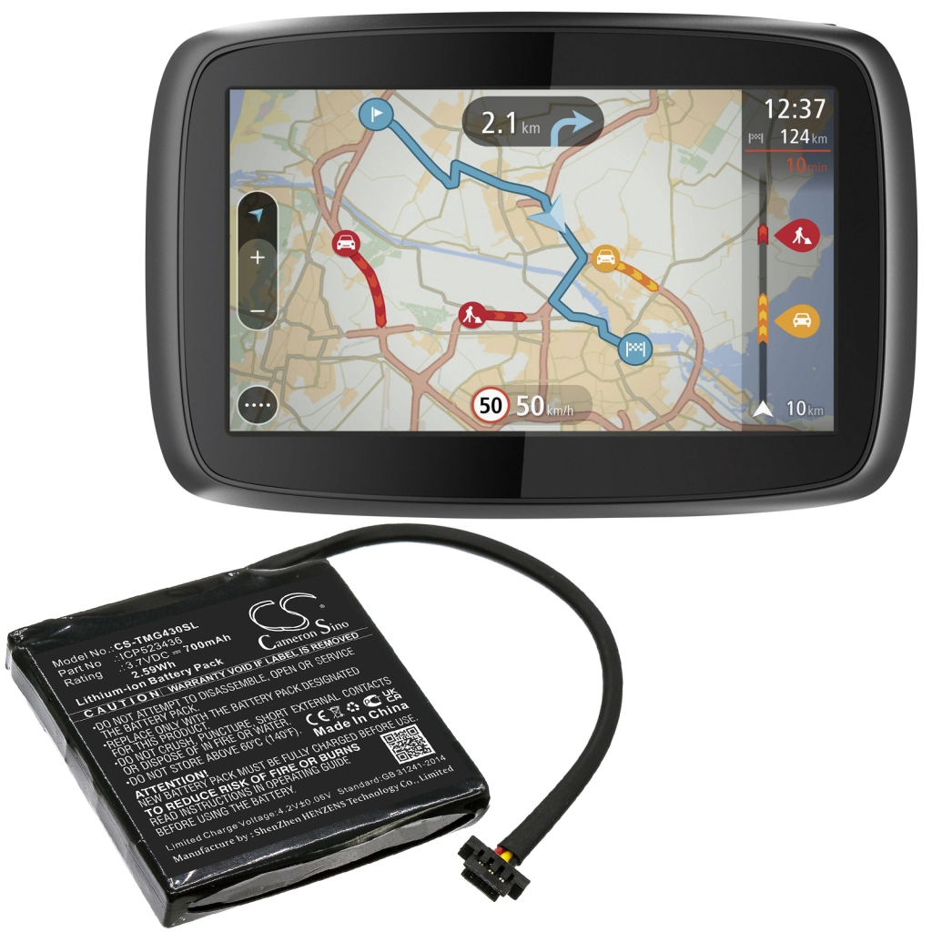 Batterier för navigering (GPS) TomTom CS-TMG430SL