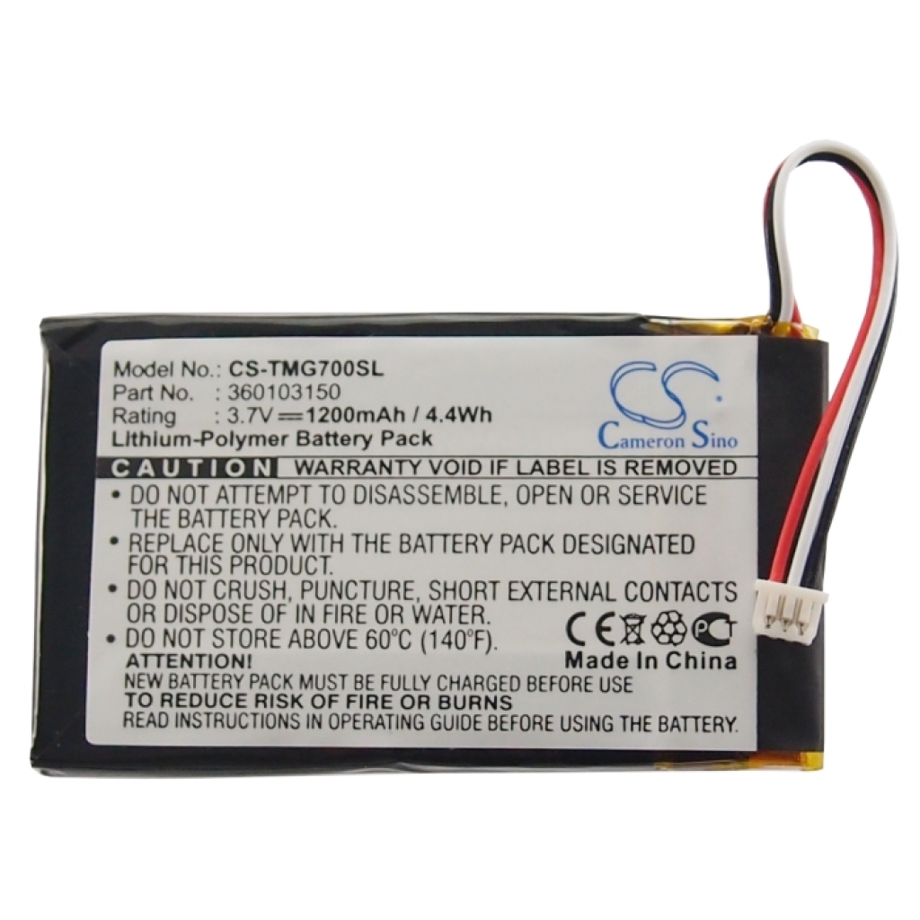 Compatible battery replacement for TomTom 360103150