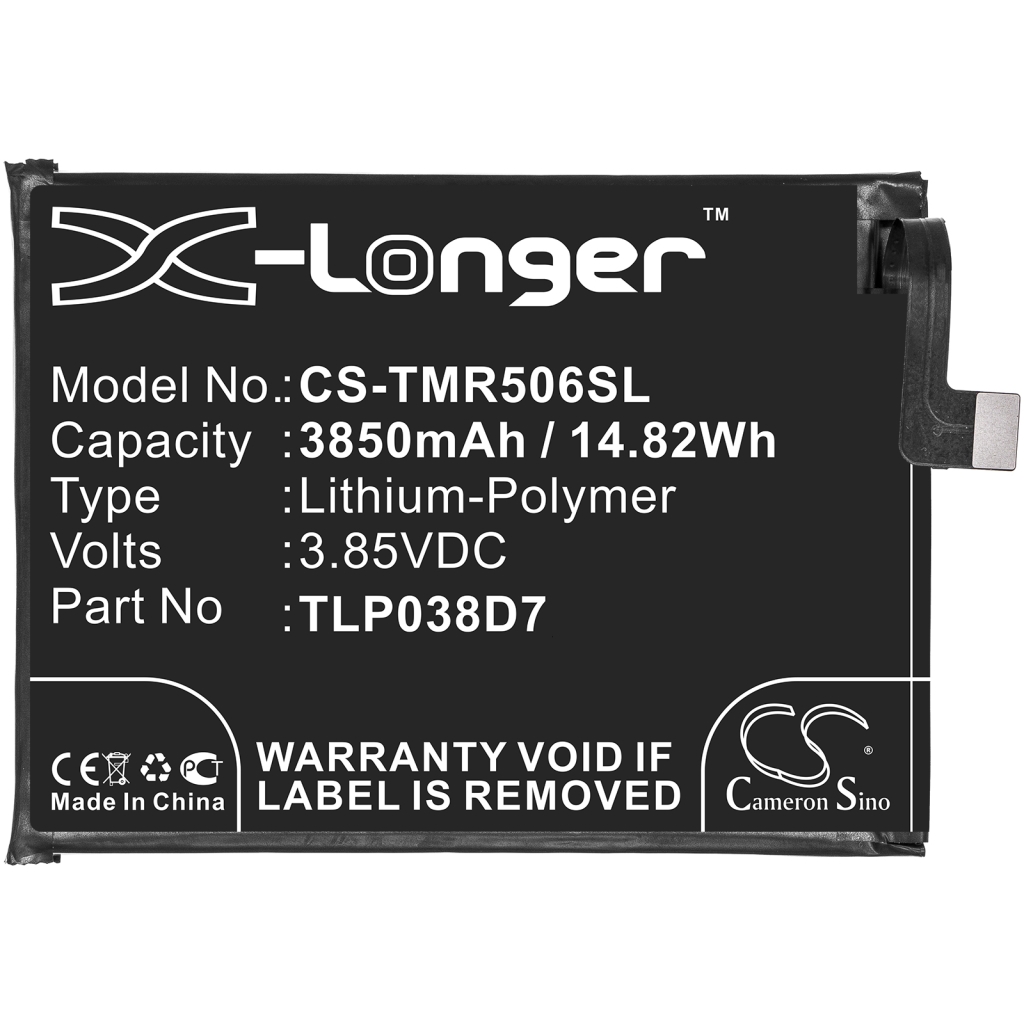 Batterier Ersätter TLp038D1
