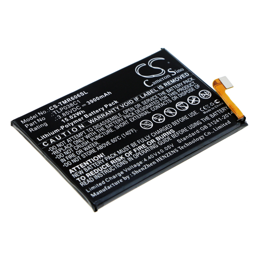Batterier Ersätter TLP038C1