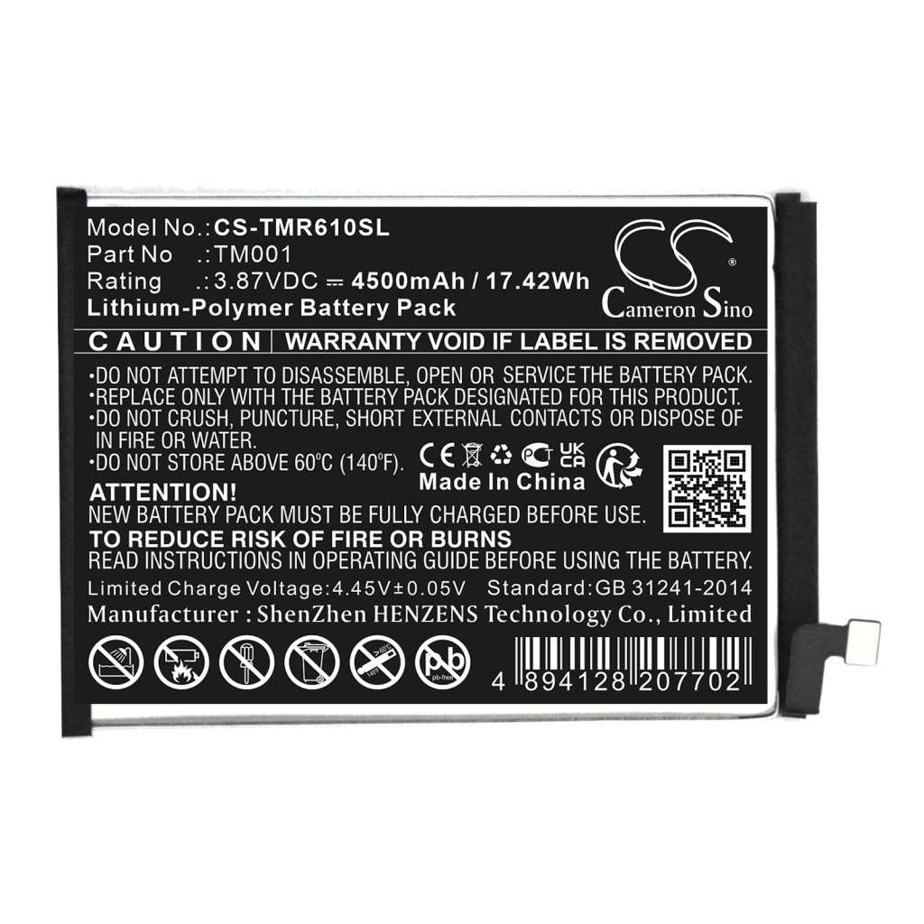 Battery Replaces TM001