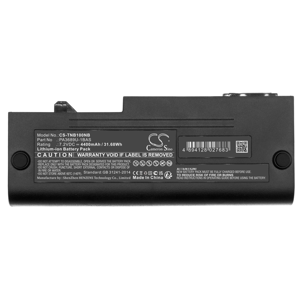 Notebook battery Toshiba Netbook NB100-A100B