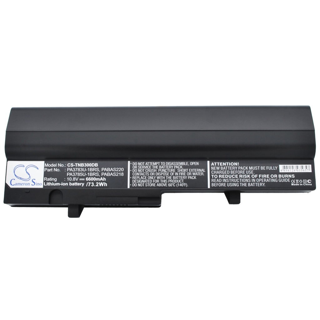 Batterier till bärbara datorer Toshiba CS-TNB300DB