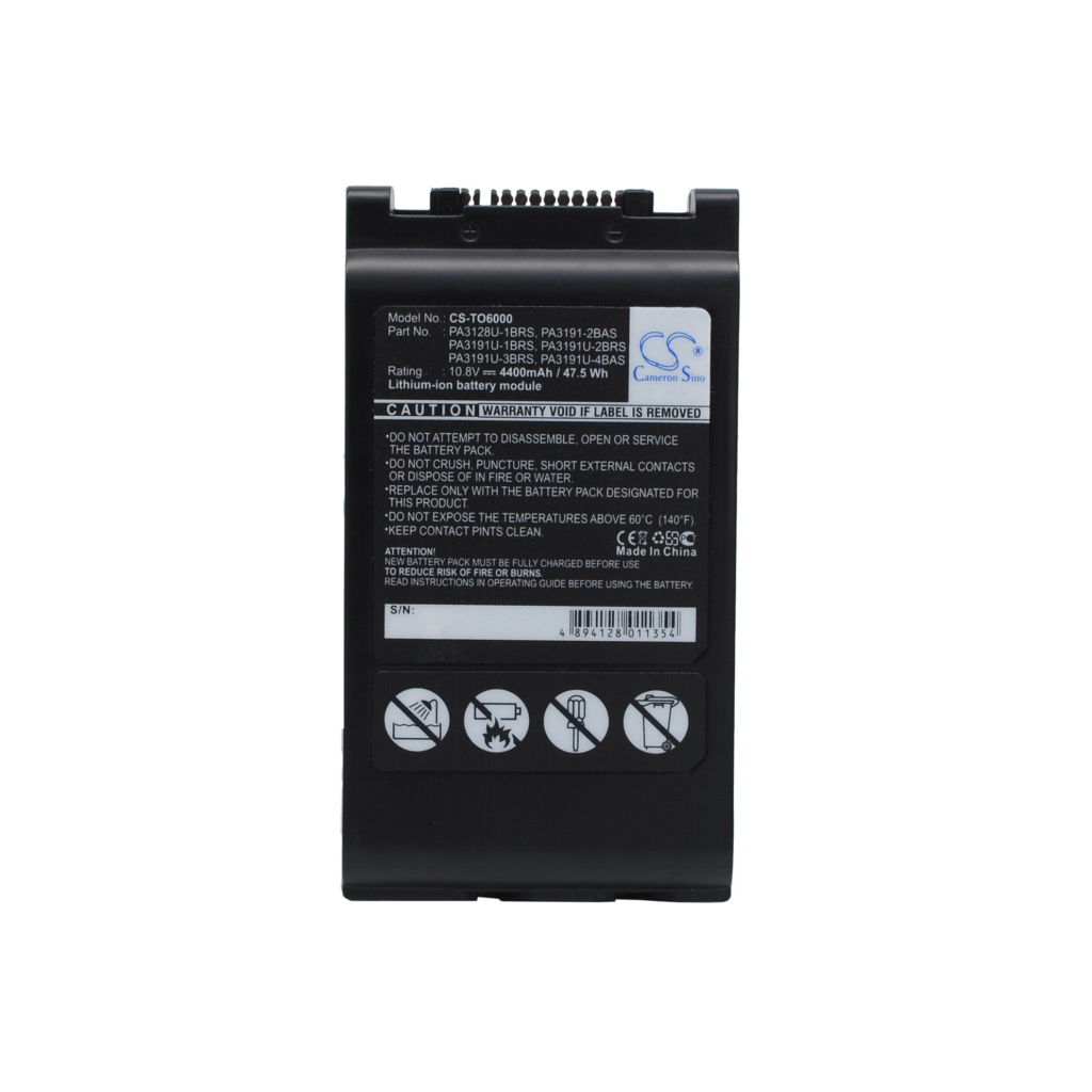 Batterier Ersätter Portege M700-S7002 Tablet PC
