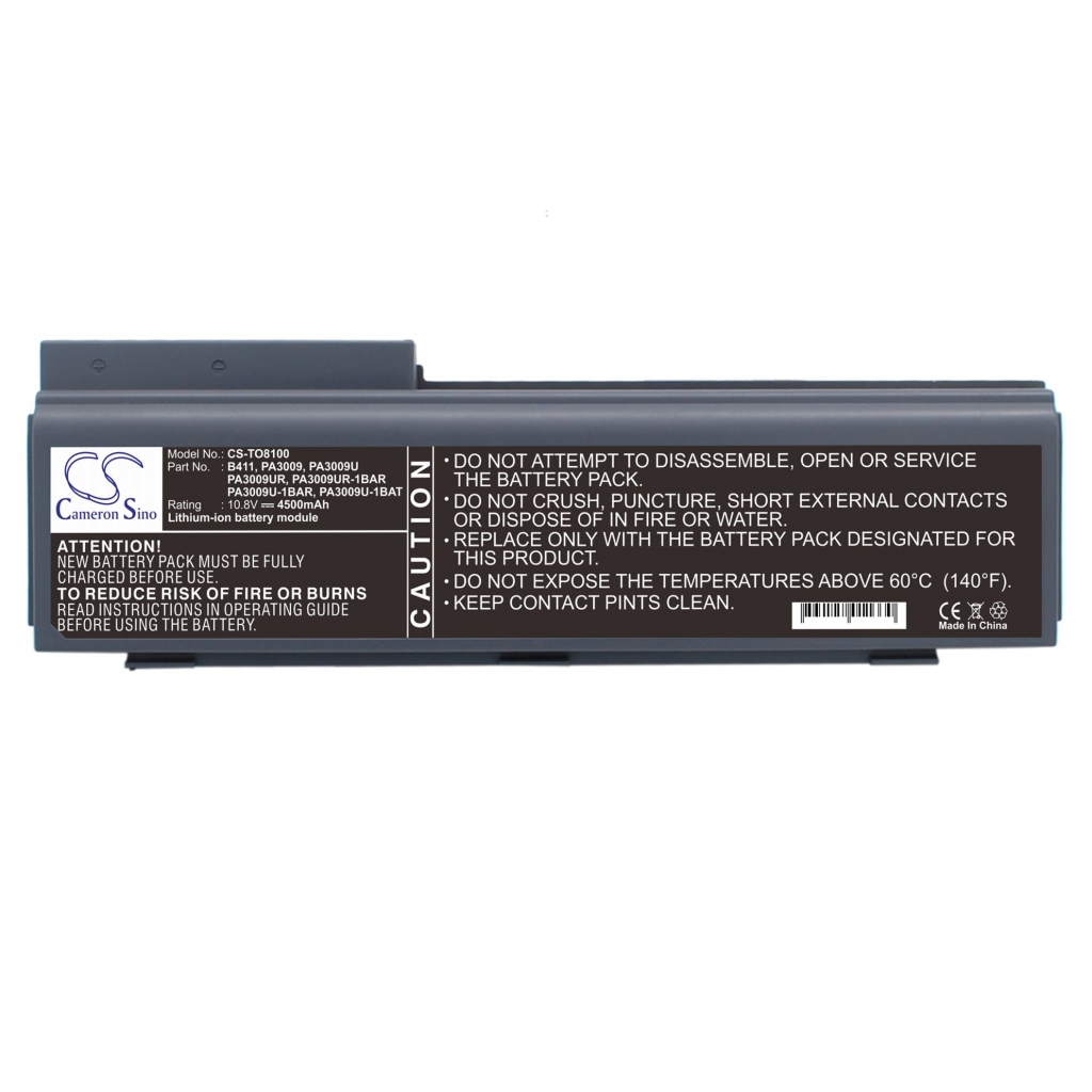 Batterier Ersätter PA3009UR-1BAR