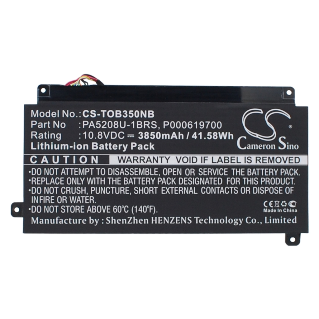 Batterier till bärbara datorer Toshiba CS-TOB350NB