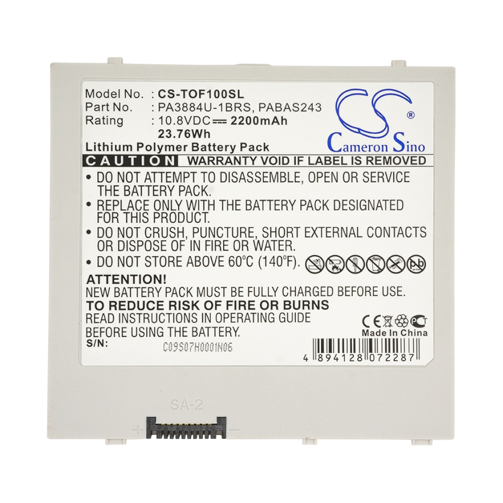 Battery Replaces PA3884U