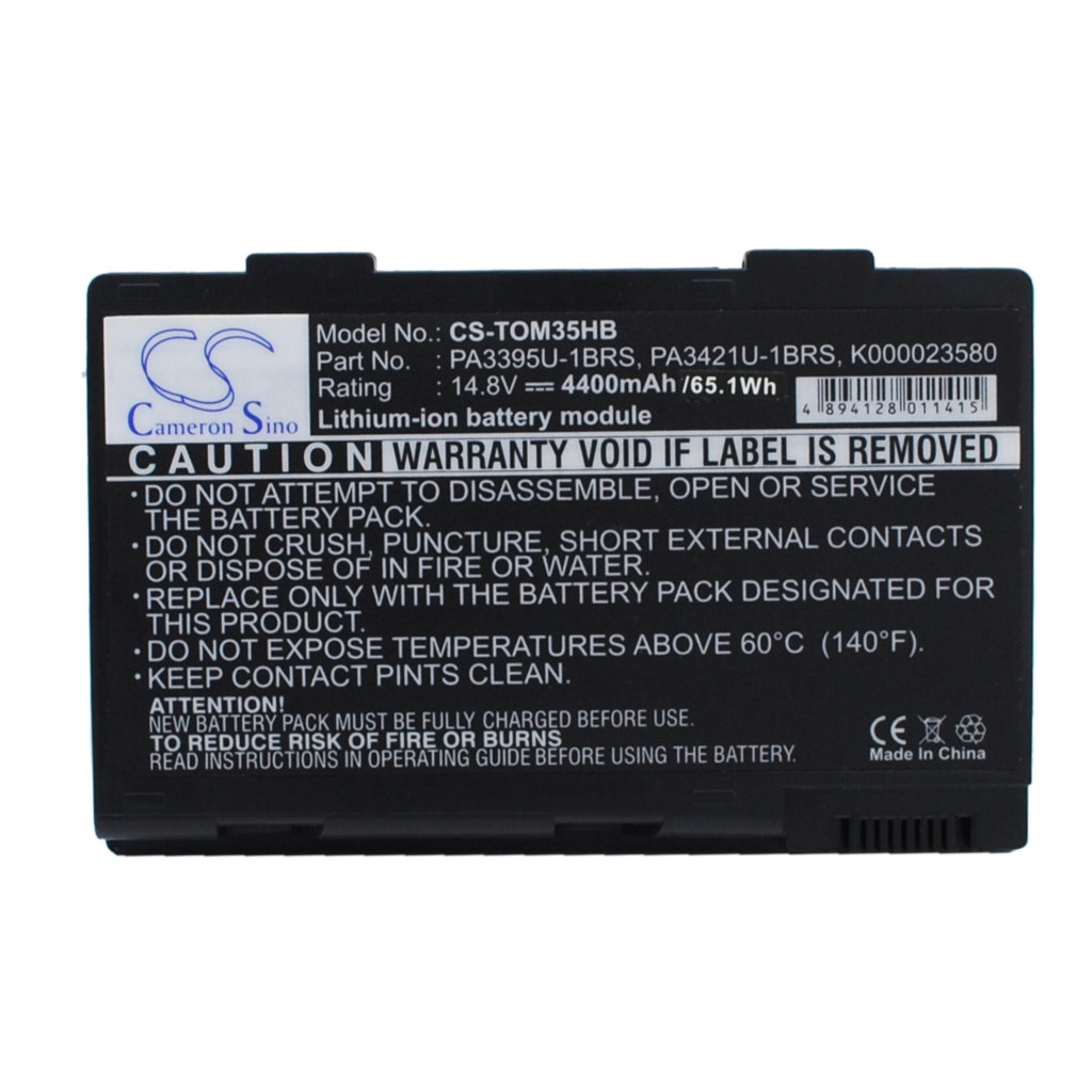 Notebook battery Toshiba Satellite M35X-S349