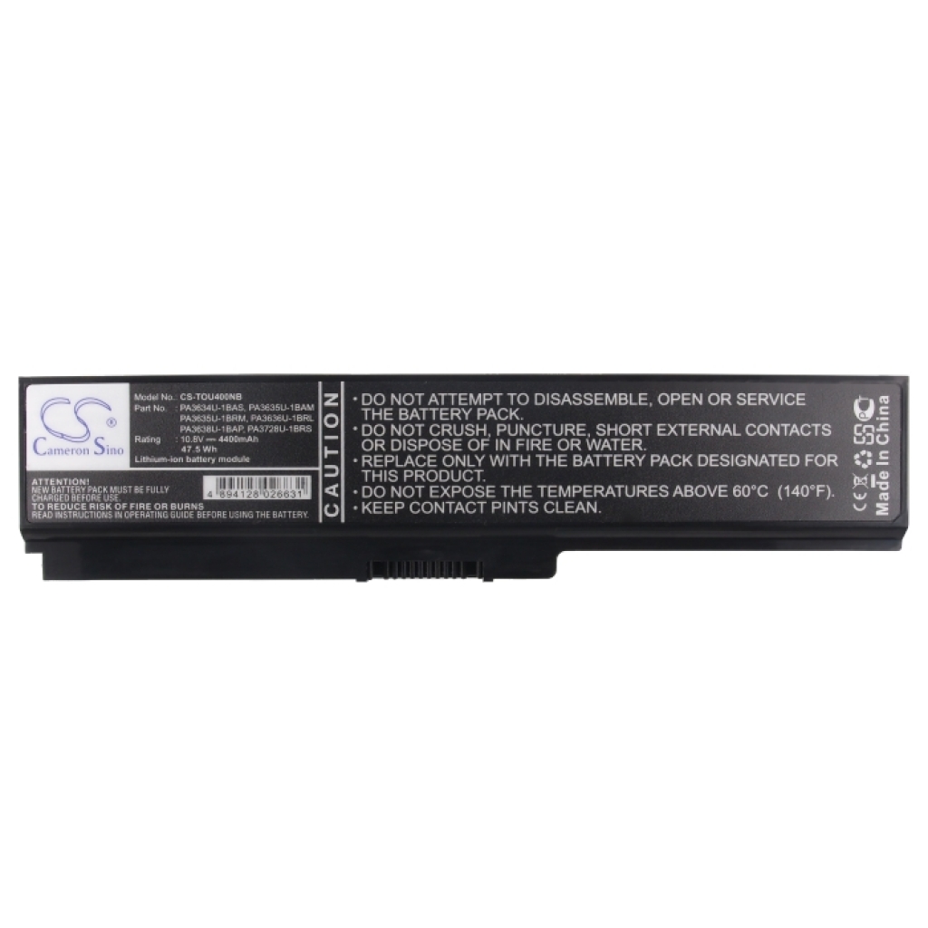 Notebook battery Toshiba Satellite Pro U400-18S