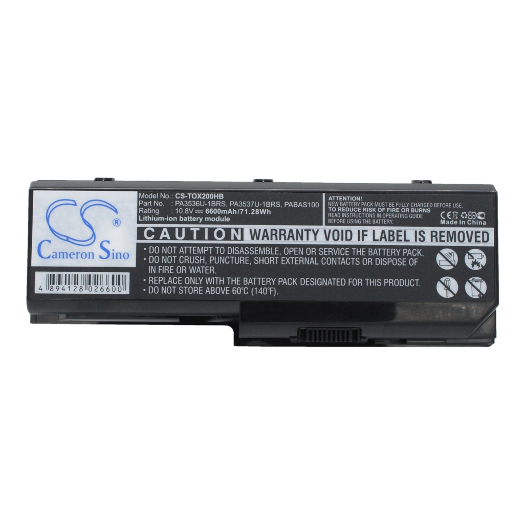 Notebook battery Toshiba Satellite X200-21F