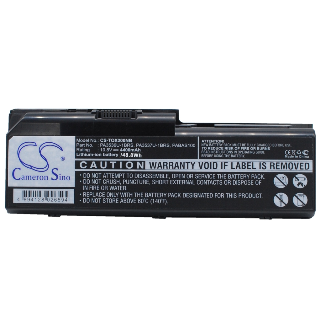 Notebook battery Toshiba Equium P200