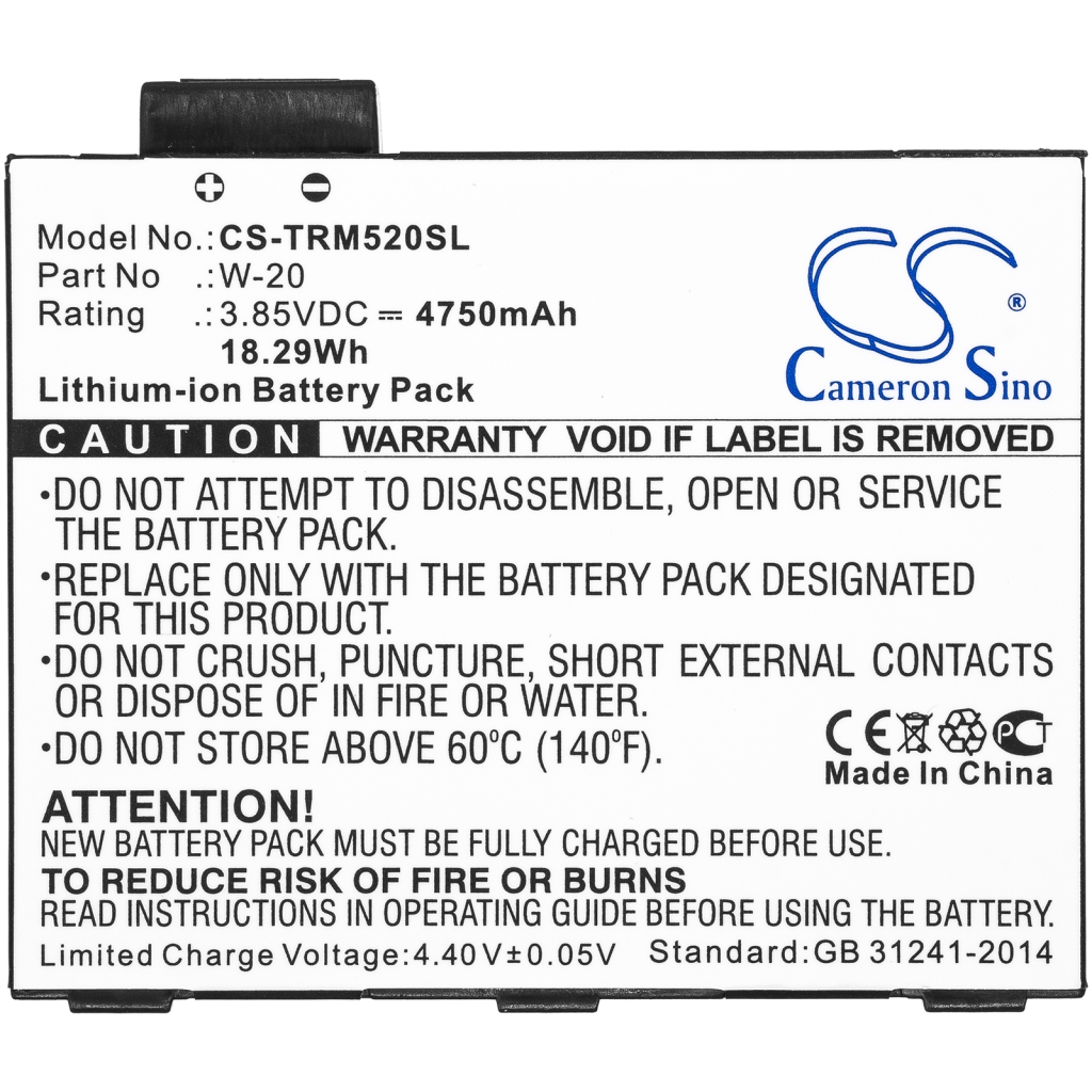 Batterier Ersätter MR6110