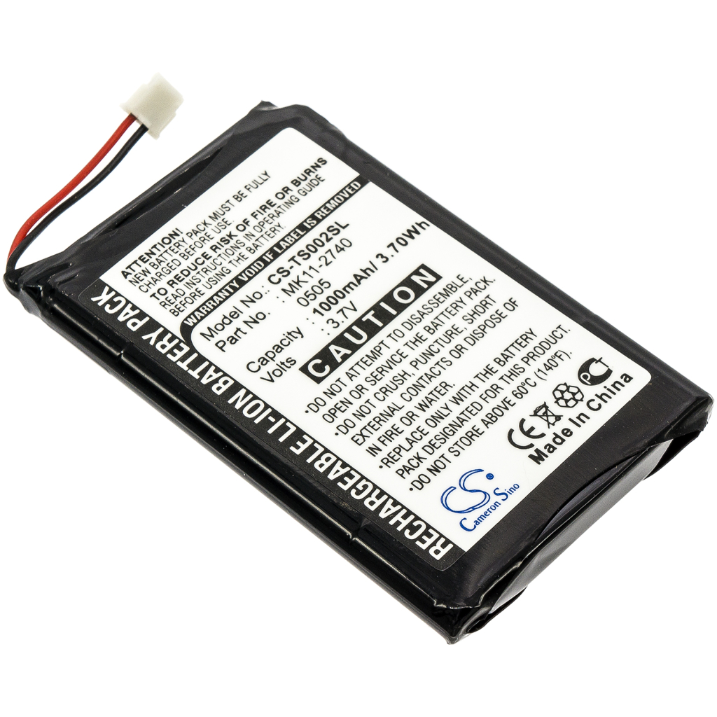 Batterier till MP3-spelare Toshiba CS-TS002SL