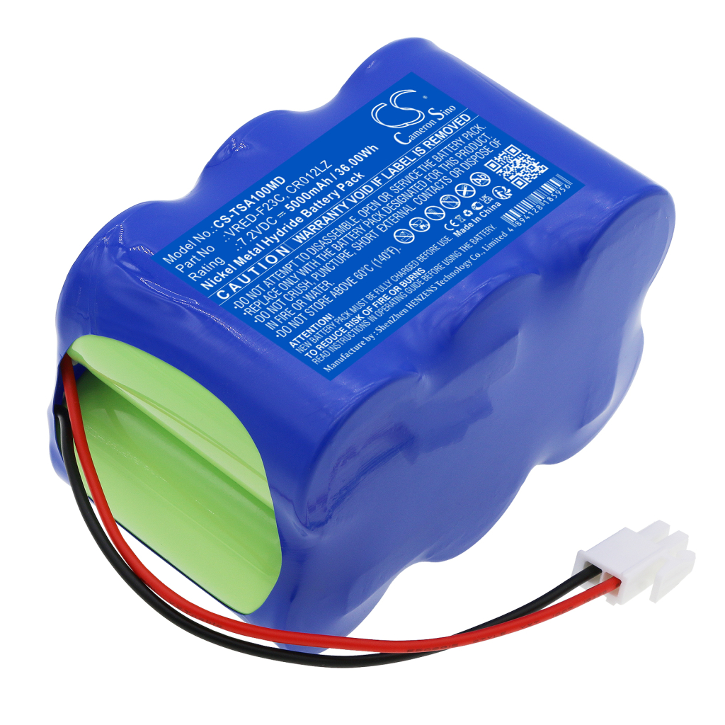 Batterier Ersätter TVA1000 Toxic Vapor Analyzer