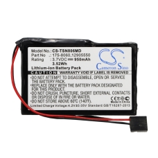 Compatible battery replacement for Thermo scientific 12905550,12905590,175-8060