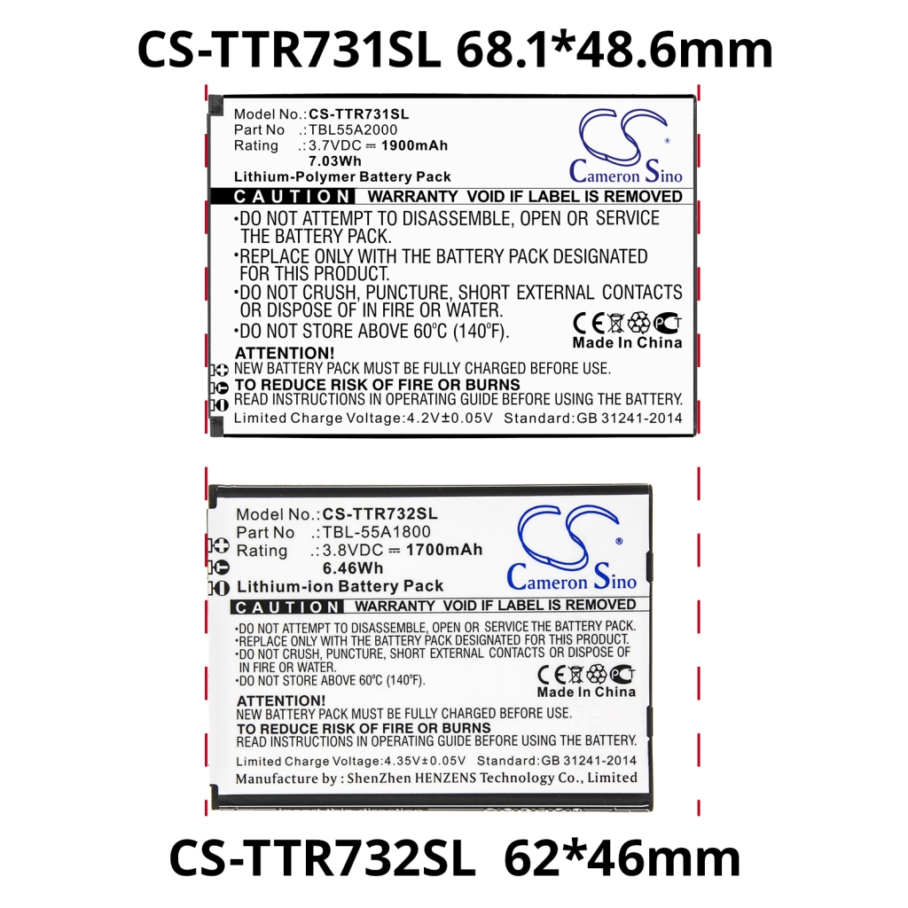 Batterier för hotspots Tp-link CS-TTR731SL