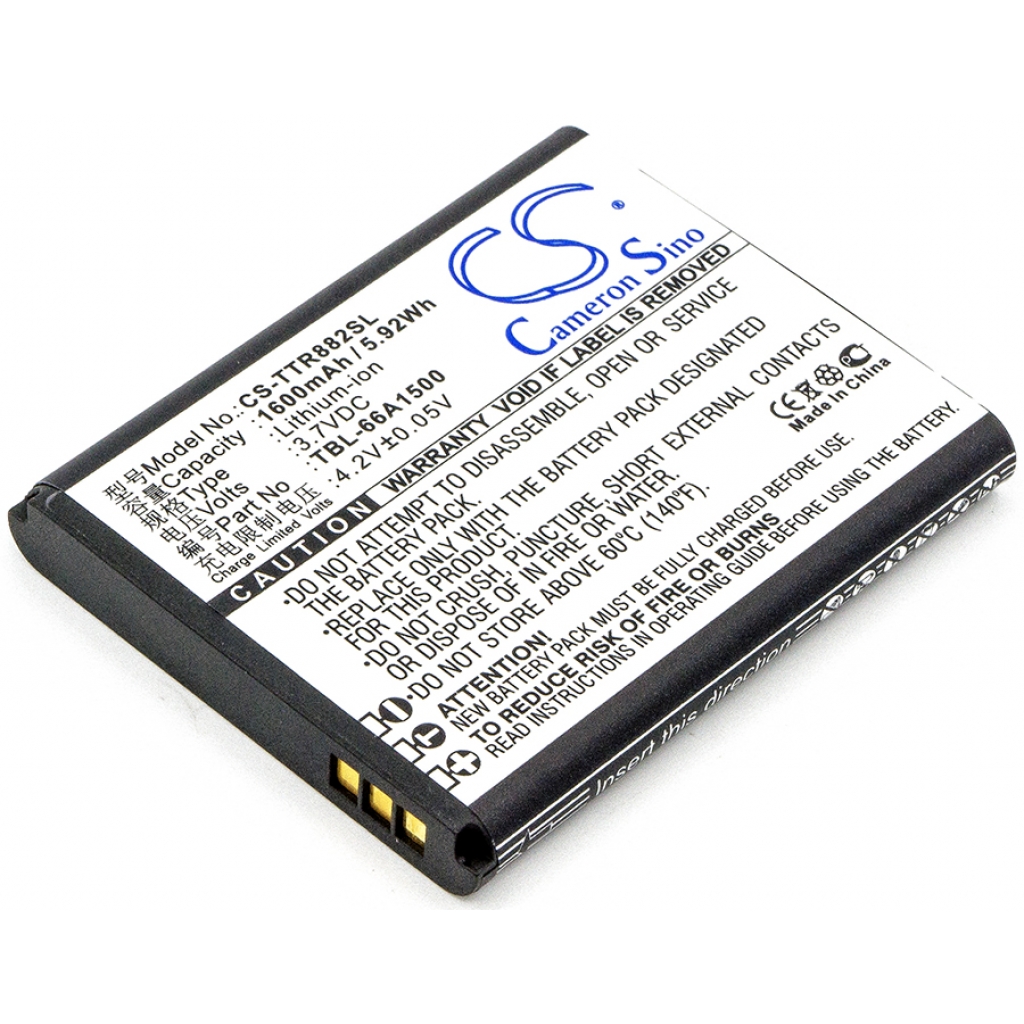 Batterier Ersätter TBL-66A1500
