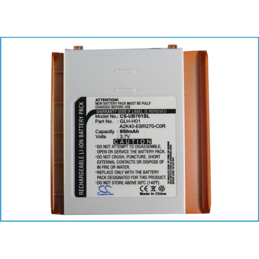 Batterier till mobiltelefoner Gigabyte CS-UB701SL