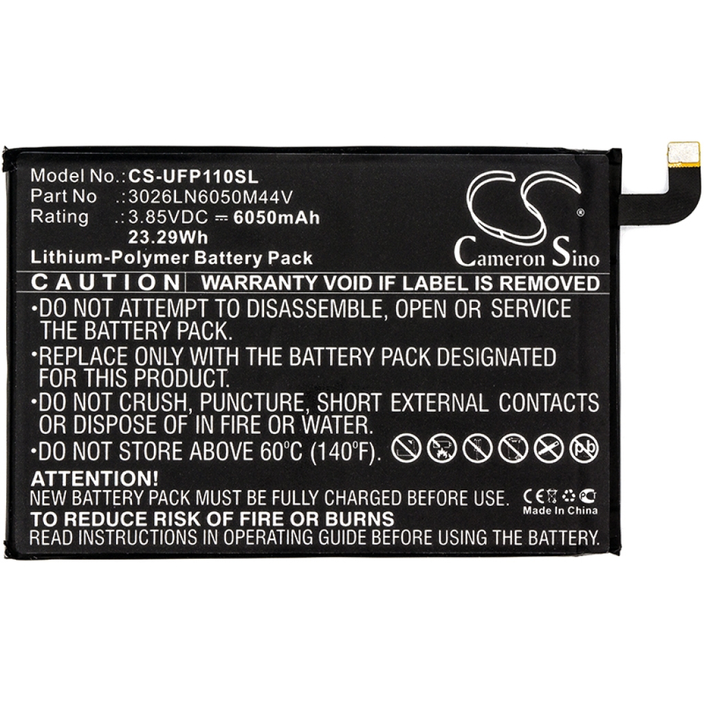 Batterier Ersätter 3026LN6050M44V