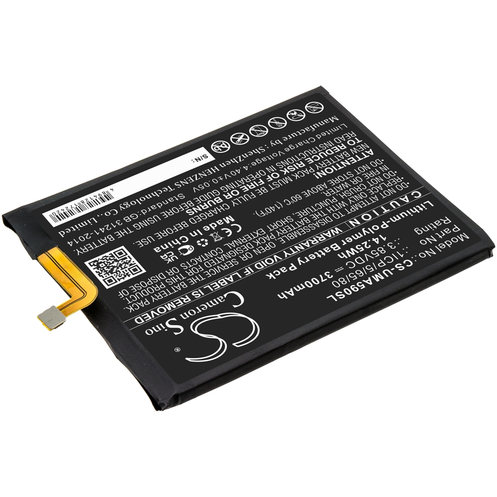 Compatible battery replacement for Umi 1ICP/5/65/80