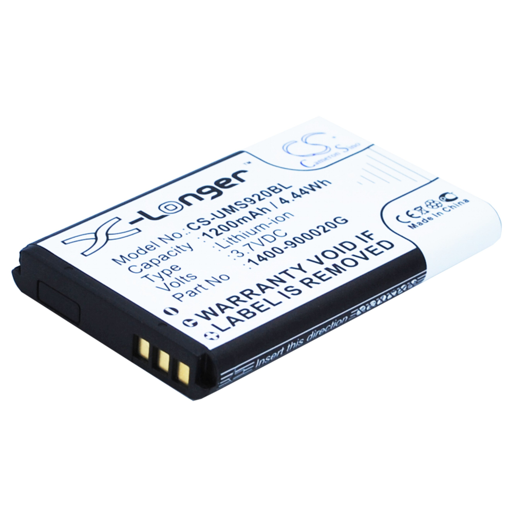 Batterier för skanner Unitech CS-UMS920BL